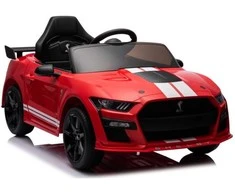 Lean Cars Lean Toys Elektromobilis vaikams Ford Mustang GT500 Shelby, Raudonos spalvos