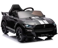 Lean Cars Lean Toys Elektromobilis vaikams Ford Mustang GT500 Shelby, Juodos spalvos