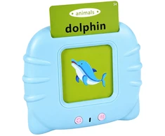 Lean Toys Kortų skaitytuvas mėlynas