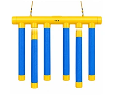 Lean Toys Vikrumo žaidimas „Falling Sticks“, geltonas ir mėlynas
