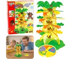 Lean Toys Šeimos žaidimas Falling Monkeys