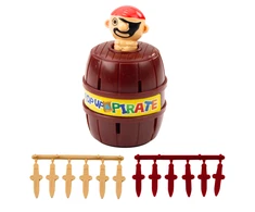 Lean Toys Žaidimas Pamišęs šokinėjantis piratas barelėje