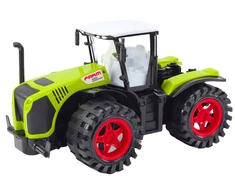 Lean Toys Žalias traktoriaus modelis su trinties mechanizmu, 37x23x22 cm