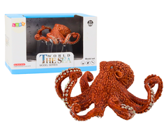 Lean Toys Aštuonkojo figūrėlė oranžinė 10 cm