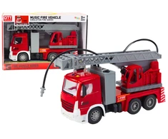 Lean Toys Gaisrinės mašinos su strėle komplektas