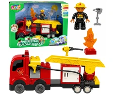 Lean Toys Gaisrininko rinkinys, raudona ir geltona