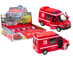 Lean Toys Gaisrinės automobilis 1:32 su šviesomis ir garsais
