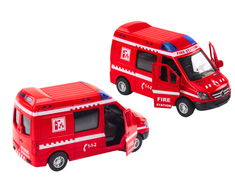 Lean Toys Gaisrinės automobilis 1:32 su šviesomis ir garsais