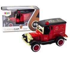 Lean Toys Klasikinis gaisrinis automobilis su garsais ir šviesom, raudonas