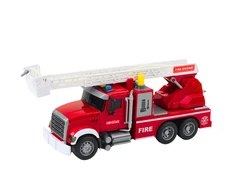 Lean Toys Didelis gaisrinės automobilis su garso, šviesos ir vandens funkcijomis