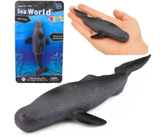 Lean Toys Guminė banginio figūrėlė 18 cm