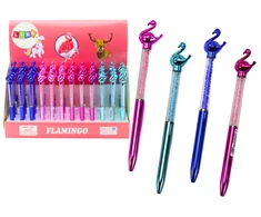 Lean Toys Flamingo tušinukas su mėlynu rašalu 0,7 mm