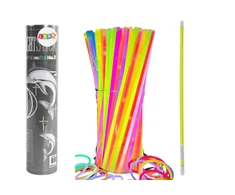 Lean Toys Švytinčios fluorescencinės juostelės, 100 vnt.
