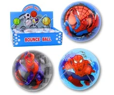 Lean Toys Putplasčio kamuoliukas su superherojų motyvu 6,5 cm