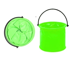 Lean Toys Sulankstomas PVC kibiras su skirstytuvu, 14x14x12.5 cm