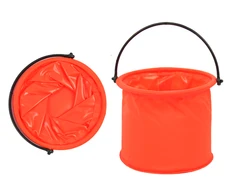 Lean Toys Sulankstomas PVC kibiras su pertvara 14x14x12,5 cm
