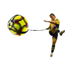 Lean Toys Reguliuojamas futbolo treniruočių diržas