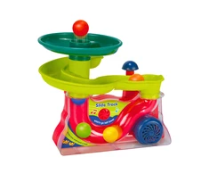 Lean Toys Spalvingas kamuoliukų fontanas su garso ir šviesos efektais