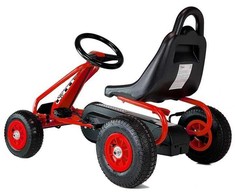 Lean Toys Gokart na Pedały G201 Raudona