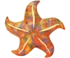 Lean Toys Pliušinis žaislas/pagalvė - geltona jūrų žvaigždė, 20 cm