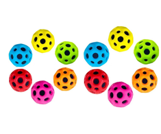 Lean Toys Šviečiantis kamuoliukas su įdubimais 6cm