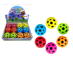 Lean Toys Šviečiantis kamuolys su įdubomis, 6 cm