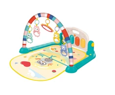 Lean Toys Kilimėlis kūdikiams su pianinu ir pelėdos garsais