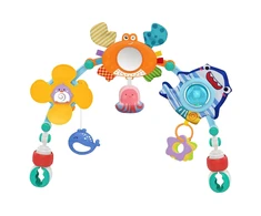 Lean Toys Kabanti vaikiška karuselė su jūros gyvūnais