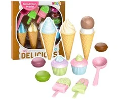 Lean Toys Žaidimų rinkinys vaikams su ledais ir saldumynais