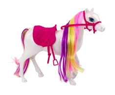 Lean Toys Balto Žirgo Figūrėlė su Šukavimo Rinkiniu