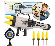 Lean Toys M202 žaislinis raketų paleidėjas su putplasčio šoviniais