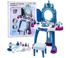 Lean Toys Interaktyvus tualetinis staliukas su veidrodžiu ir priedais 81x58x28 cm