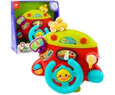 Lean Toys Interaktyvus Lėktuvo Vairavimo Pultas Mažiesiems Pilotams