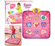 Lean Toys Šokių kilimėlis rožinis