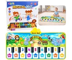 Lean Toys Muzikinis kilimėlis 126 x 46 cm