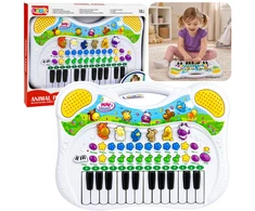 Lean Toys Interaktyvus edukacinis pianinas vaikams su gyvūnų garsais
