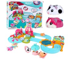 Lean Toys Interaktyvus žiurkėno žaidimų rinkinys su ledų parduotuve ir kavine