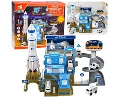 Lean Toys Kosminė bazė su raketa