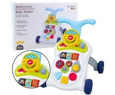 Lean Toys Vaikštynė, stumdukas su garsais