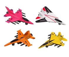 Lean Toys Metalinis reaktyvinis lėktuvas su trinties pavara
