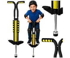 Lean Toys Pogo lazda geltona