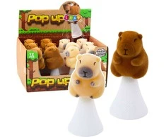 Lean Toys Šokinėjanti Kapibara Žaislas 10 cm