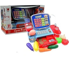 Lean Toys Elektroninis kasos aparatas su barkodų skaitytuvu