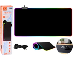 Lean Klaviatūros ir Pelės Kilimėlis su LED Apšvietimu 40x90 cm