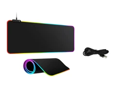 Lean Klaviatūros ir Pelės Kilimėlis su LED Apšvietimu 40x90 cm