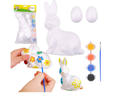 „Lean Toys“ rinkinys putplasčio ornamentų dažymui, zuikio kiaušinių dažai (2 vnt.)