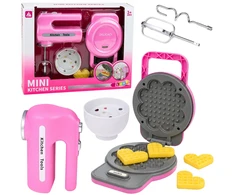 Lean Toys Virtuvės rinkinys rožinis