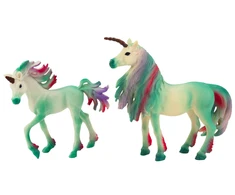 Lean Toys Žalios Vienaragių Figūrėlės (2 vnt.)