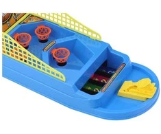 Arkadinis krepšinio žaidimas su kamuoliukų paleidimo įrenginiu Lean Toys