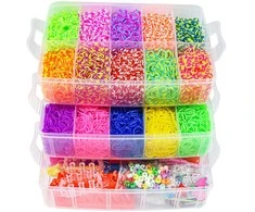 Lean Toys Apyrankių gamybos rinkinys 15 000 vnt.